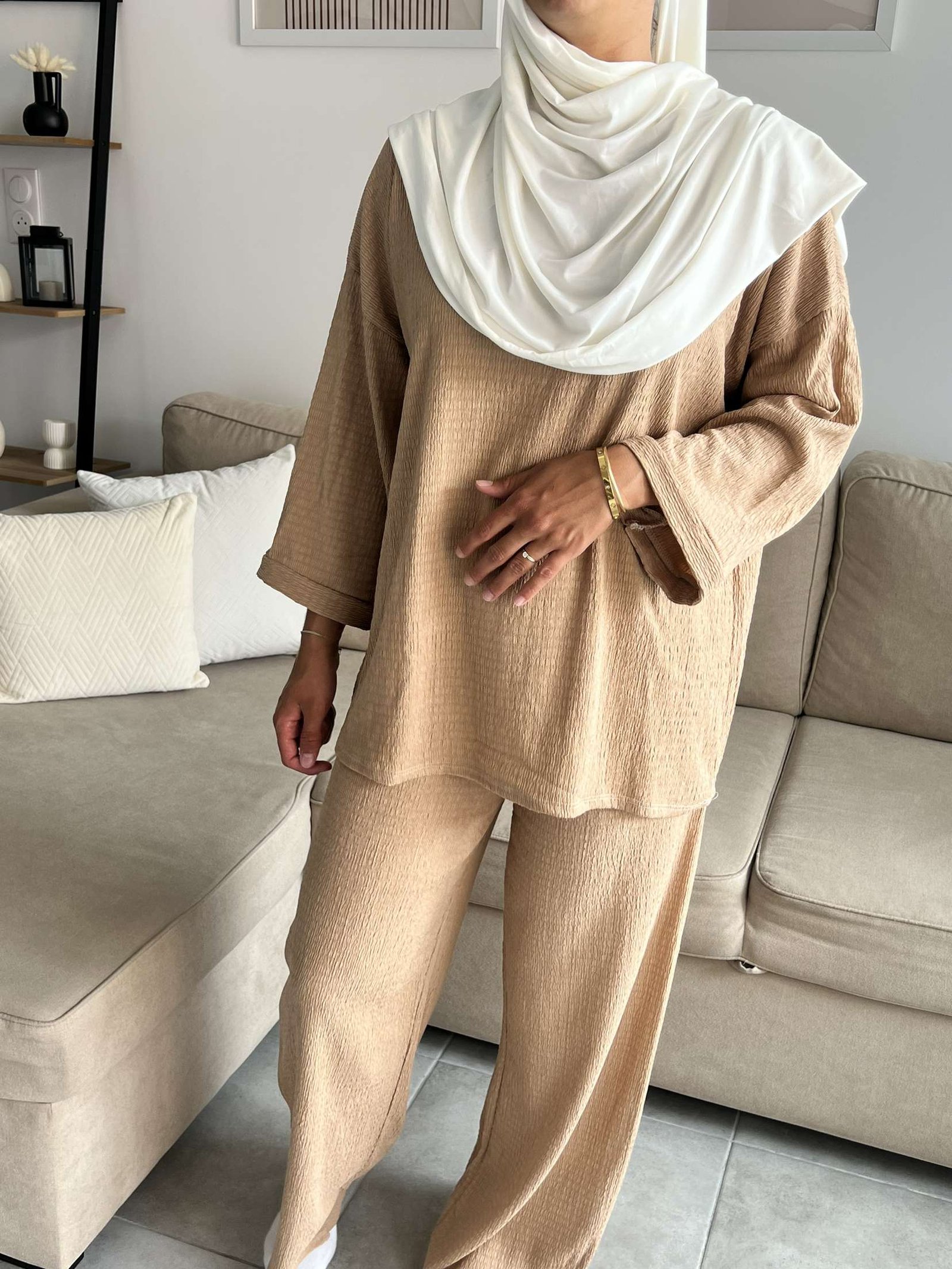 Ensemble 2 pièces texturé – Raffinement & Détente – Image 4