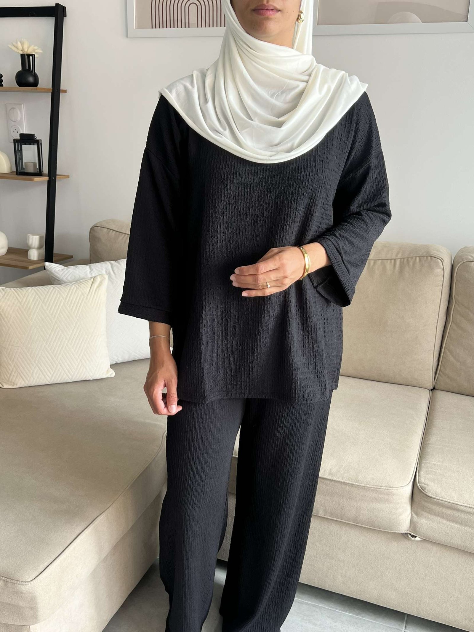 Ensemble 2 pièces texturé – Raffinement & Détente – Image 3