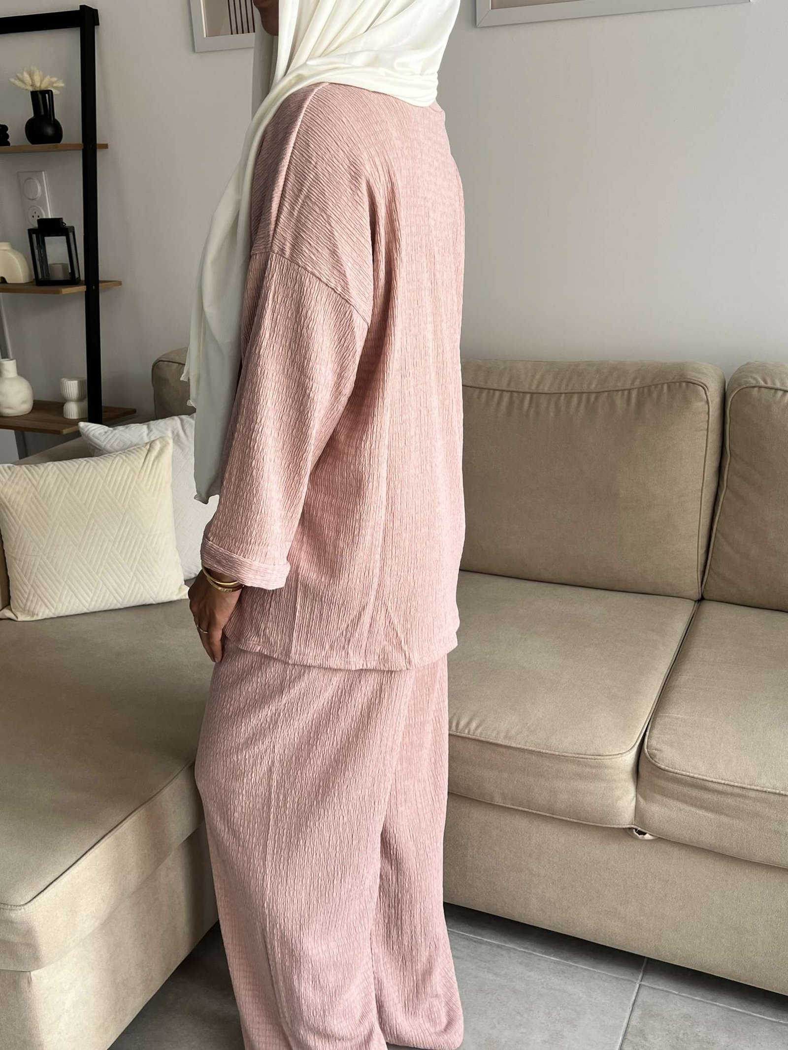 Ensemble 2 pièces texturé – Raffinement & Détente – Image 2