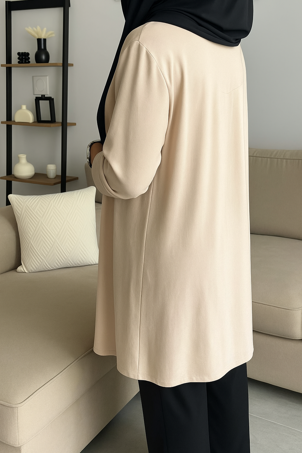 Chemise Longue "Essentielle" – Style & Fluidité – Image 2