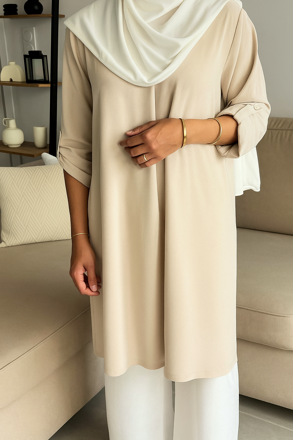 Chemise Longue "Essentielle" – Style & Fluidité