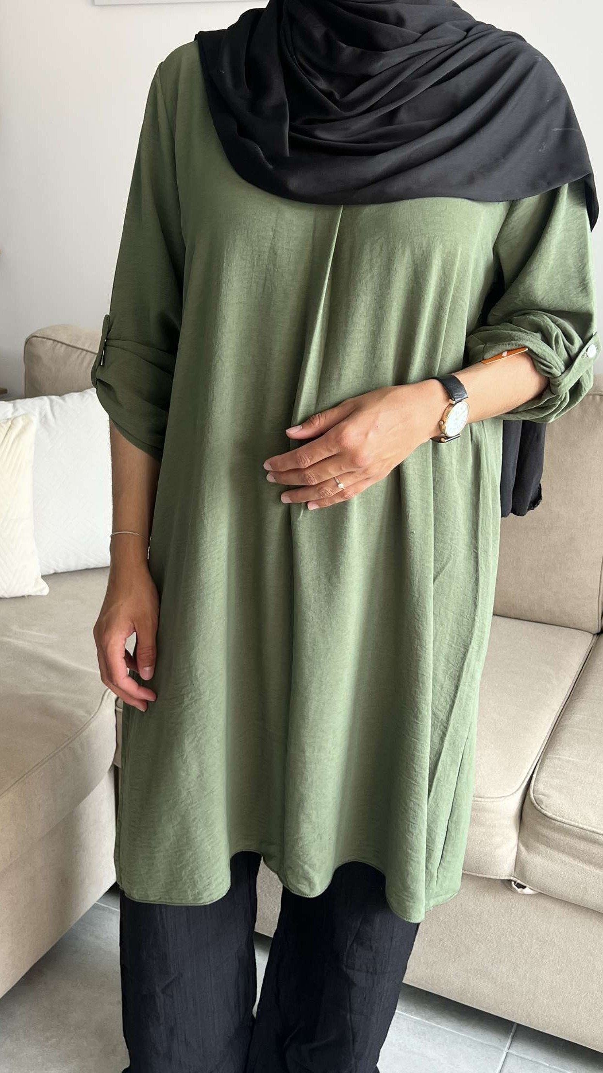 Chemise Longue "Essentielle" – Style & Fluidité – Image 4