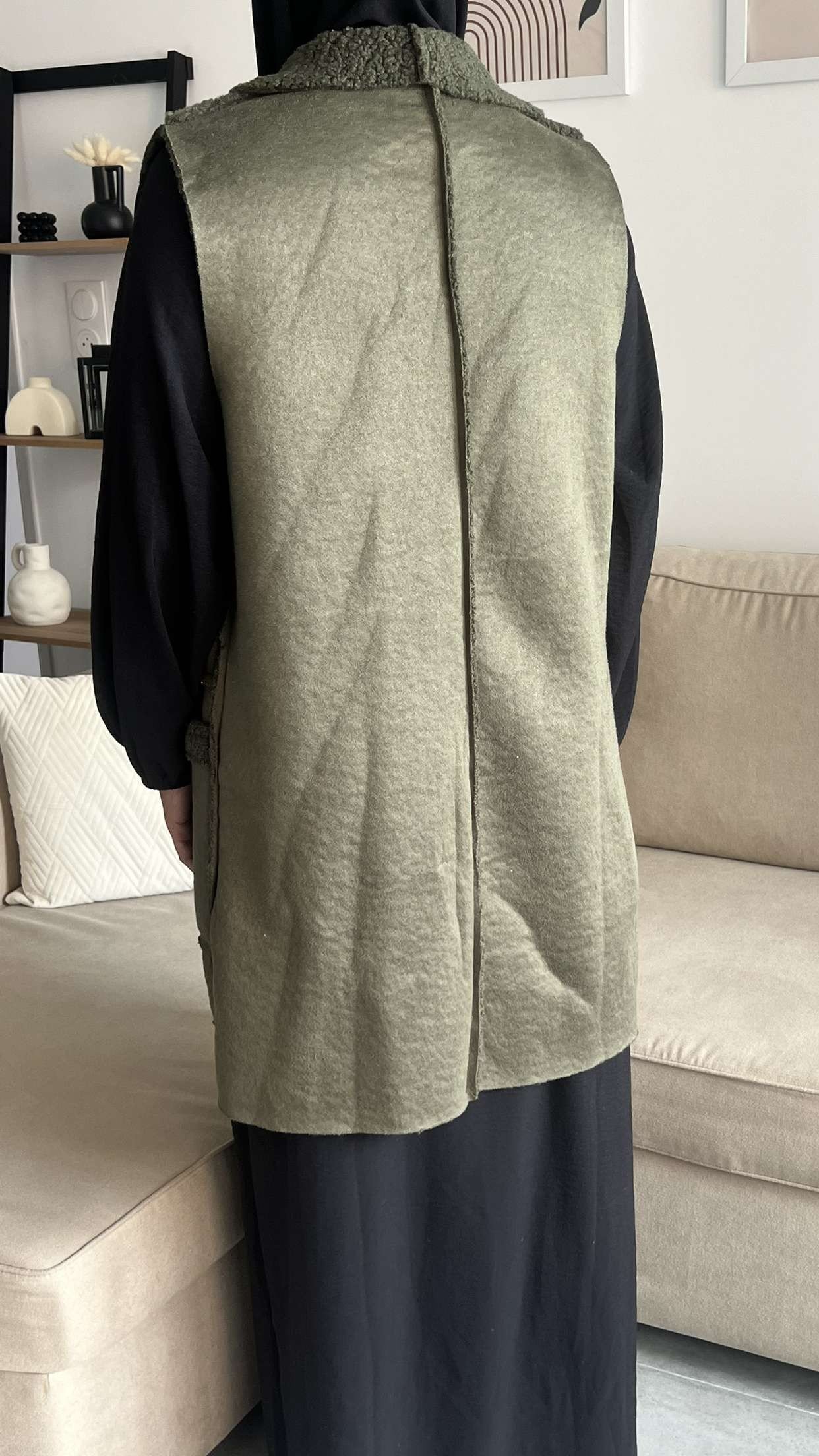 Veste Cocoon Sans Manches – Charme & Praticité – Image 3