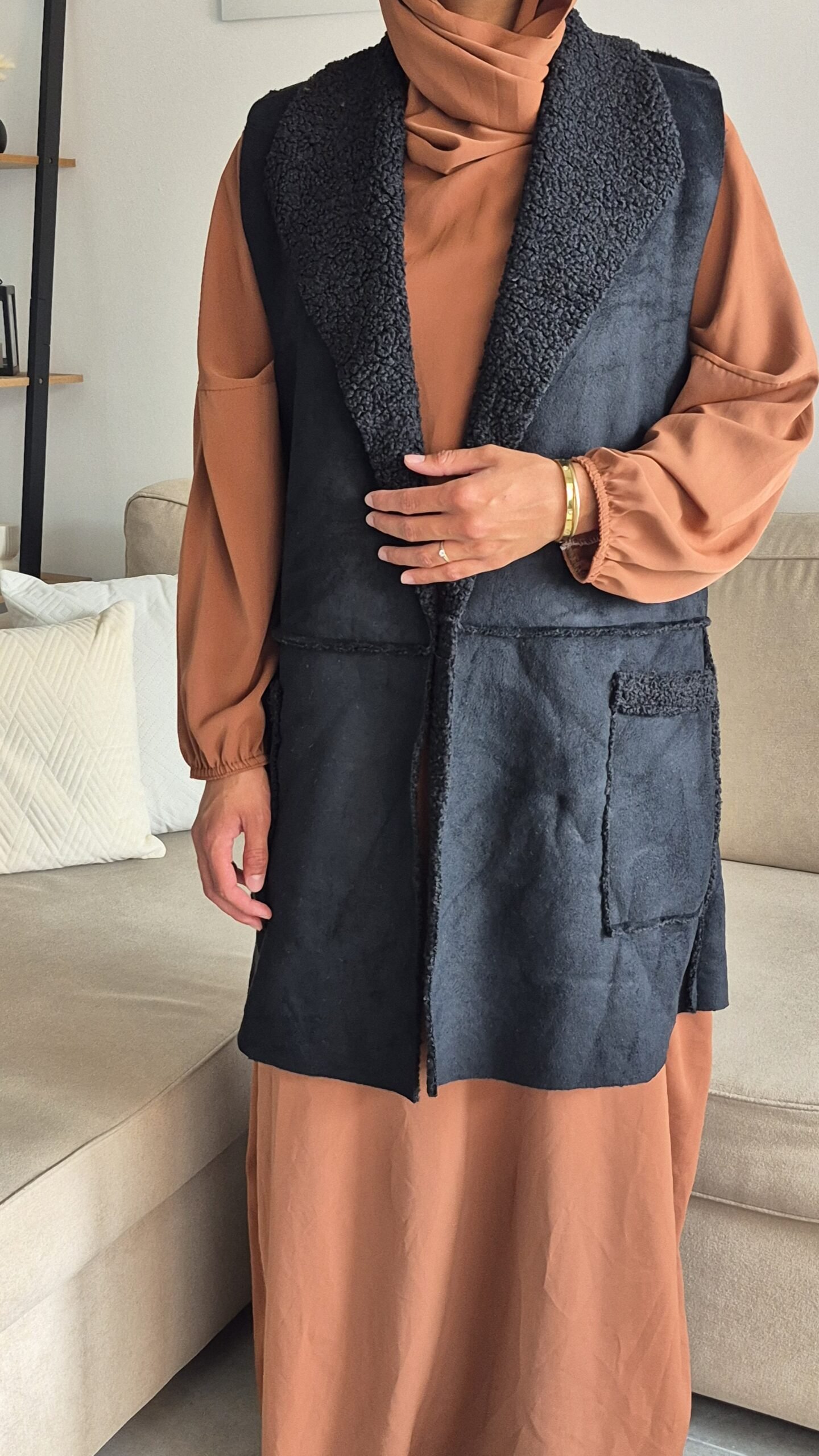 Veste Cocoon Sans Manches – Charme & Praticité – Image 6