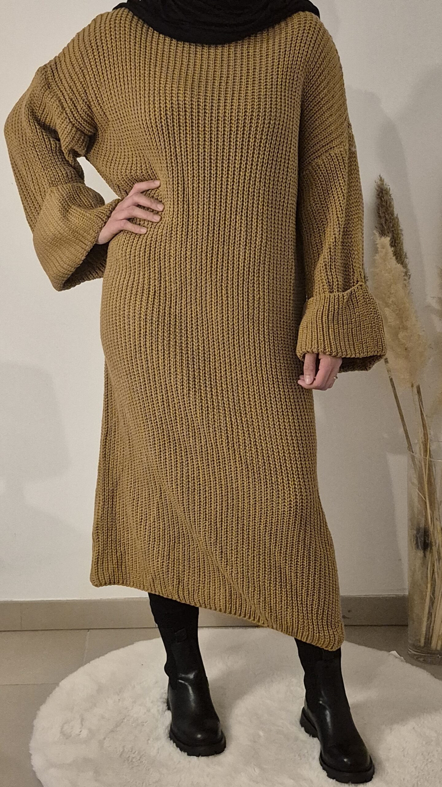 Robe Naïa – Robe longue maille